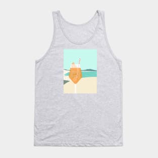 Spritz over Mount Vesuvius, Naples, Italy Tank Top